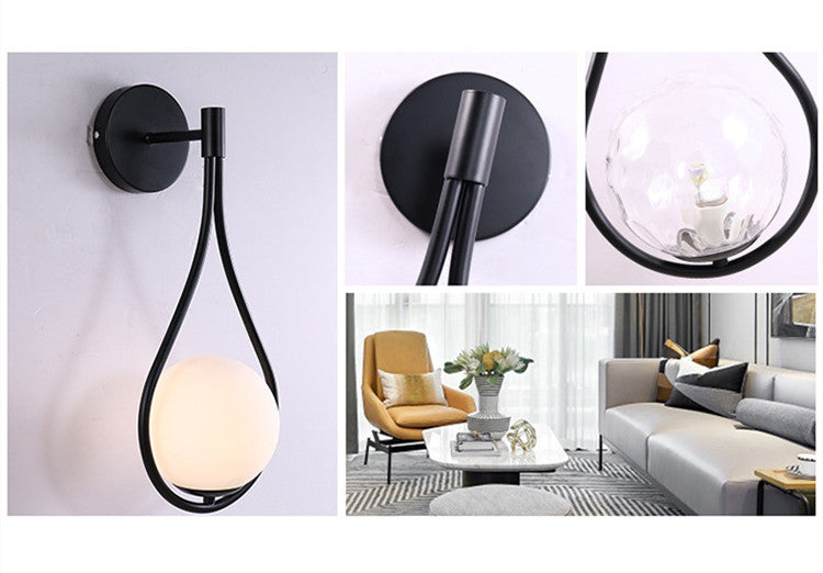 Nordic Bedside Wall Lamp