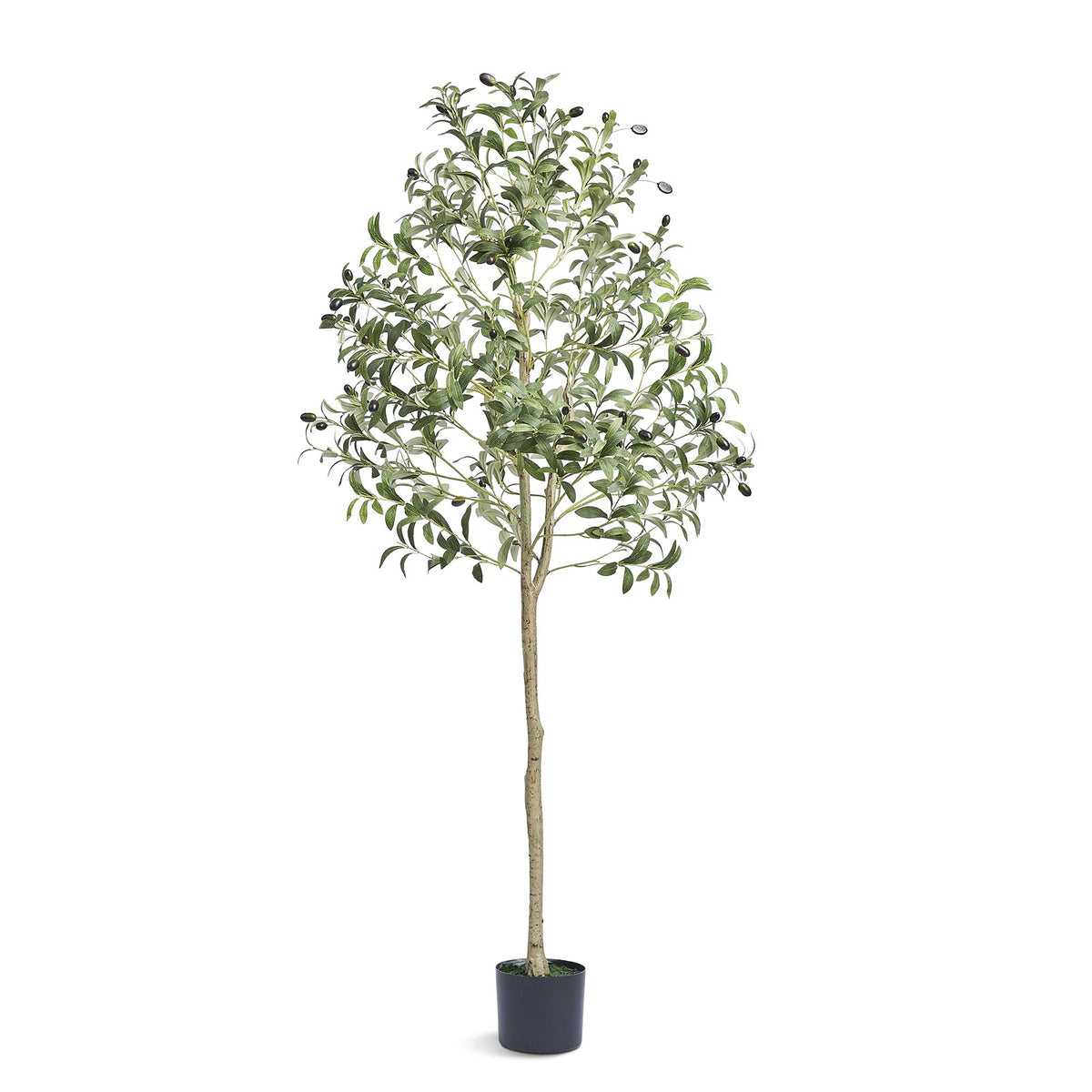 5ft artificial olive tree with a weighted base - view 3