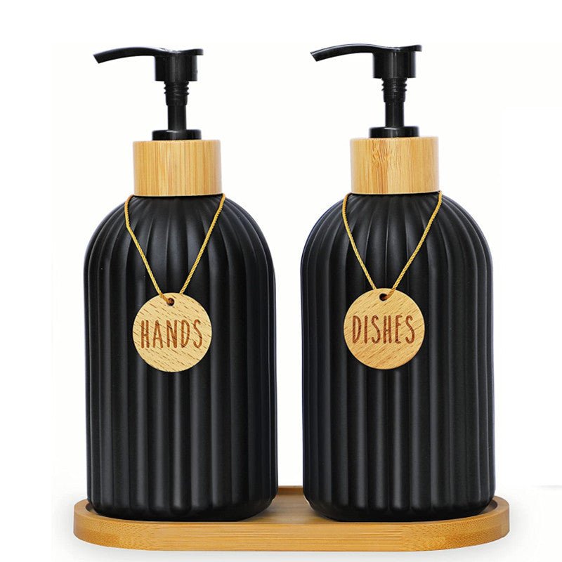 Stainless steel soap dispenser - view 2