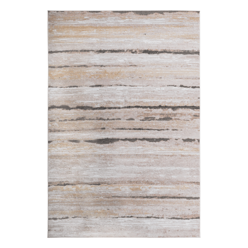Brown striped doormat rug - view 3