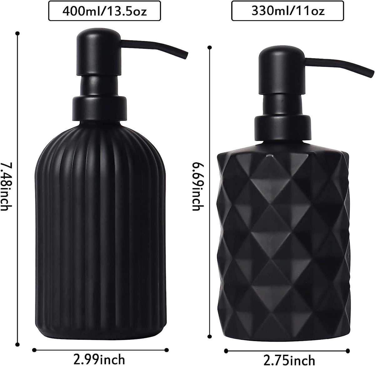 Stainless steel soap dispenser - view 4