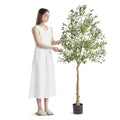 6ft artificial olive tree with PE foliage