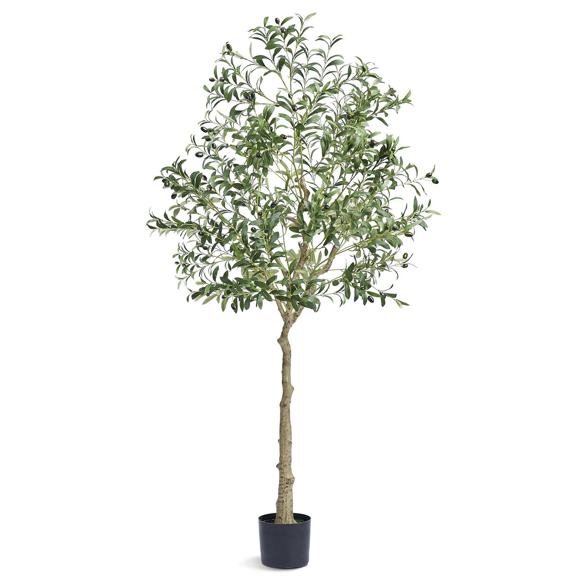 6ft artificial olive tree with PE foliage - view 3