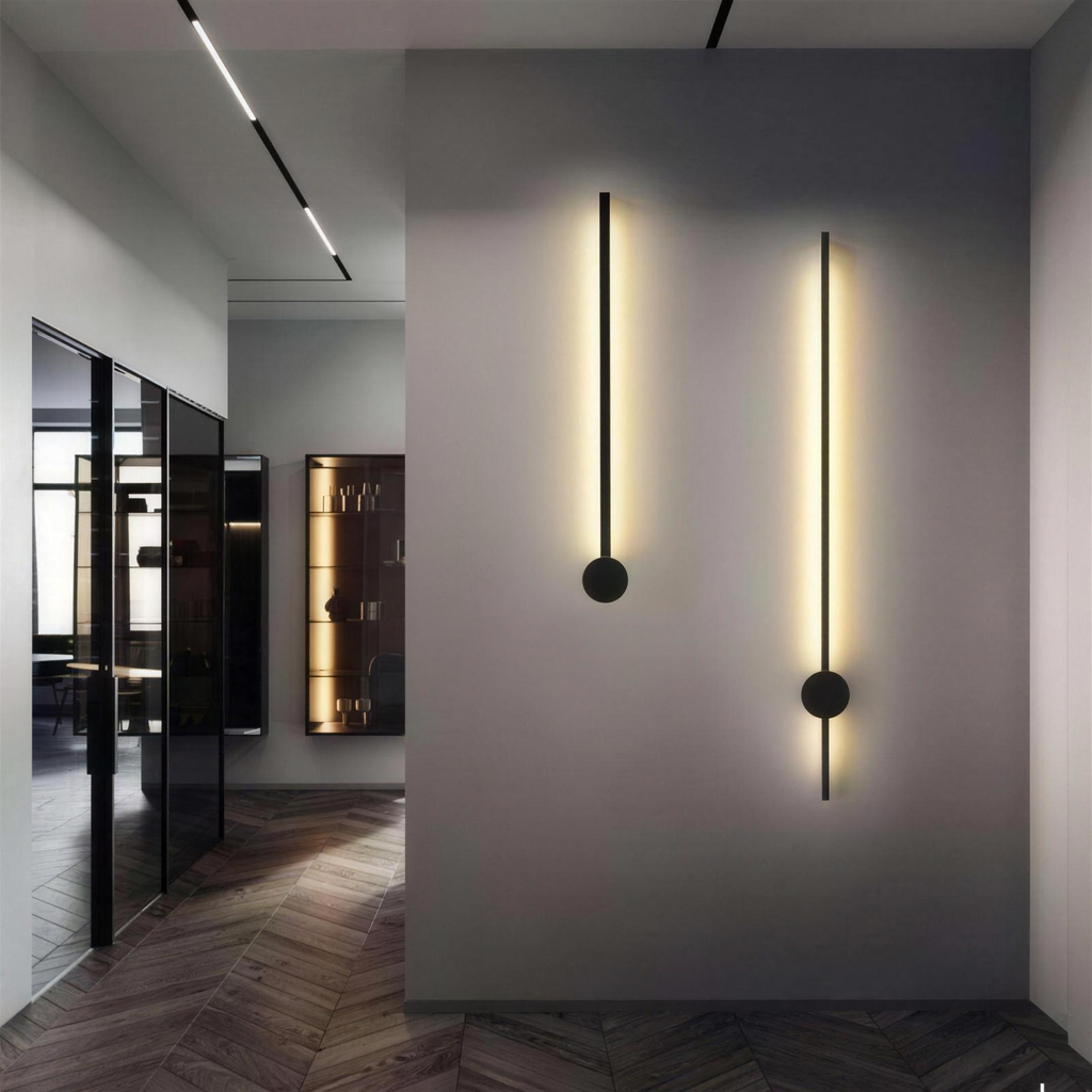 Long strip LED wall light - view 3