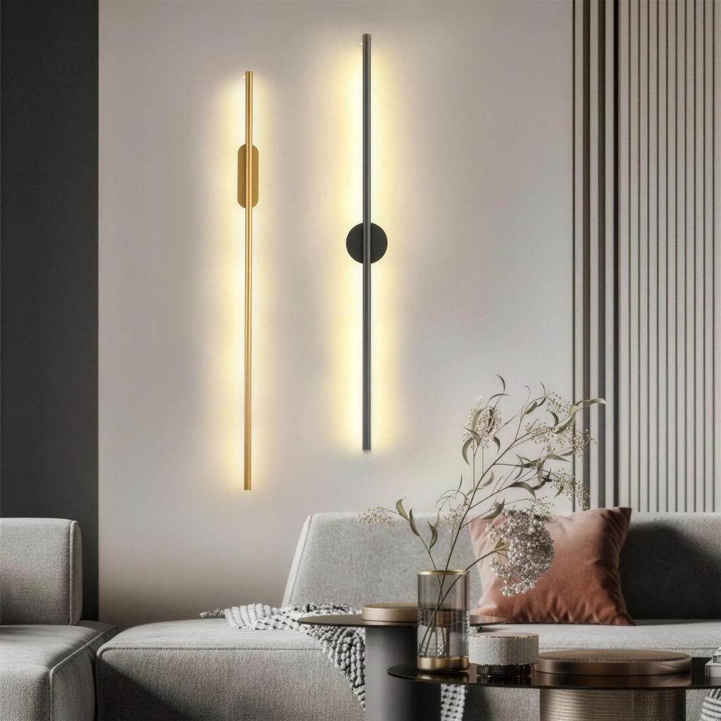 Long strip LED wall light - view 5