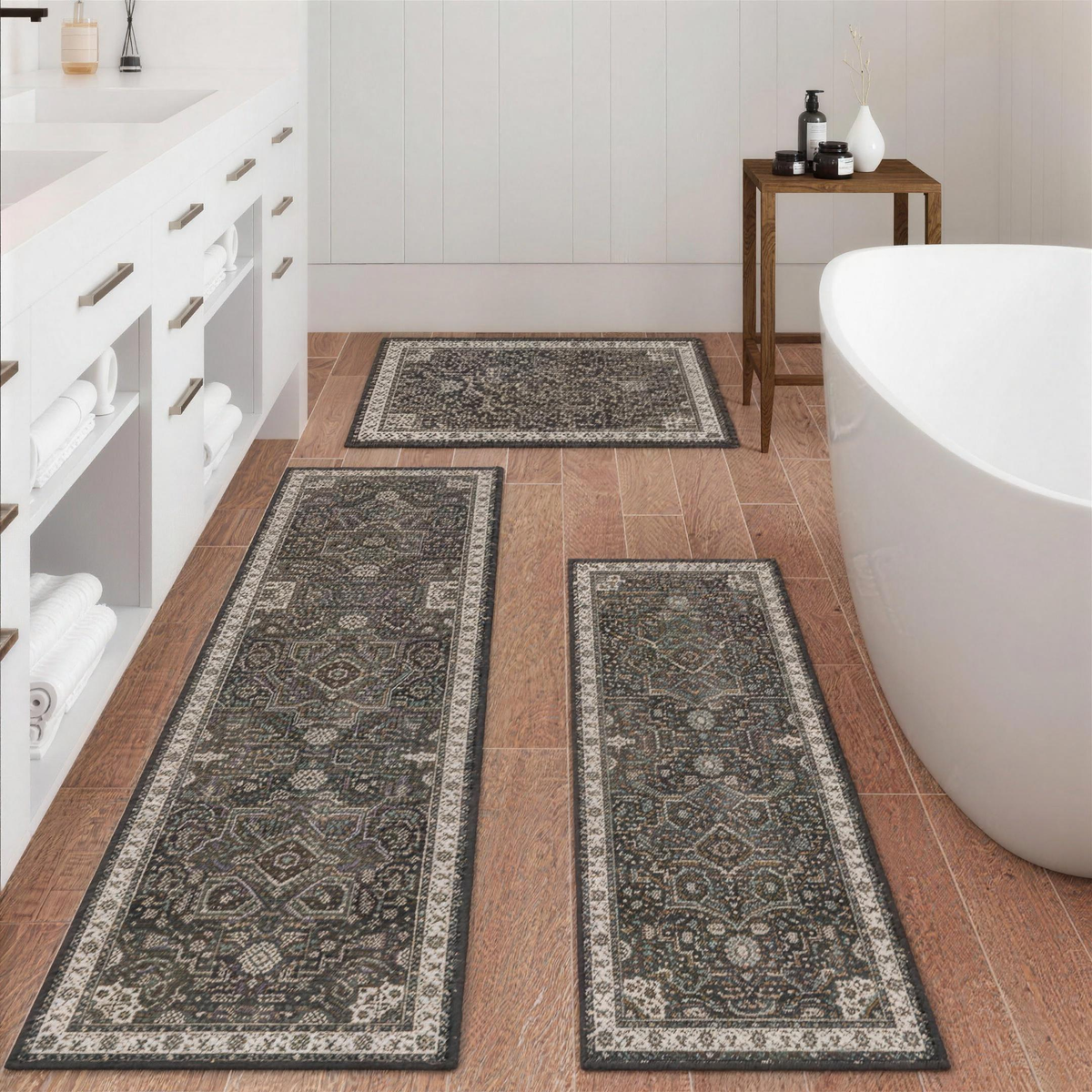 Boho kitchen rug, set of 3 - view 4
