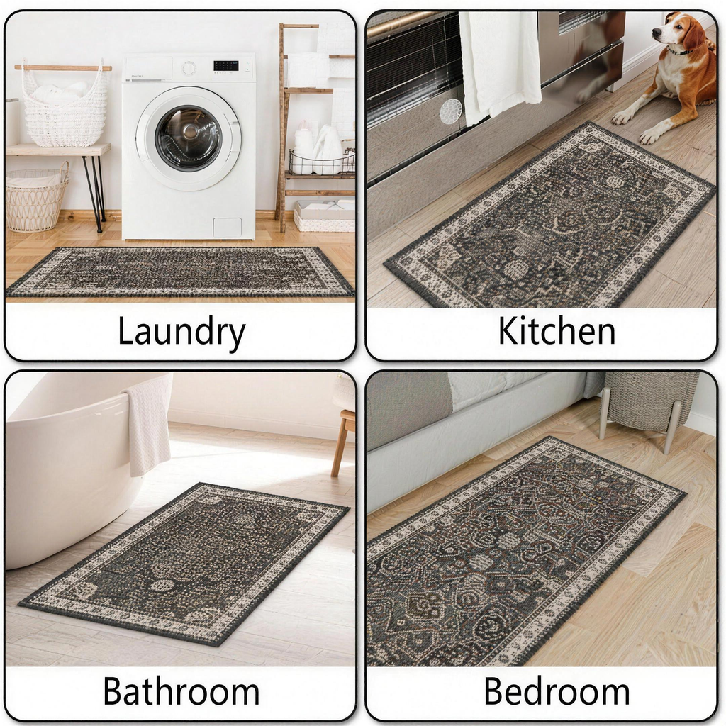 Boho kitchen rug, set of 3 - view 8