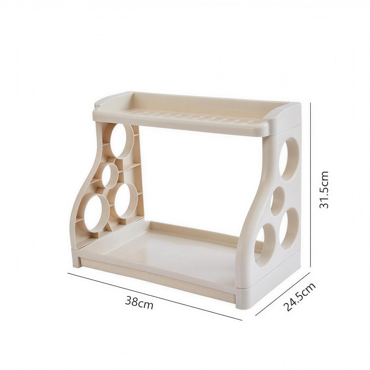 Folding kitchen storage rack - view 10