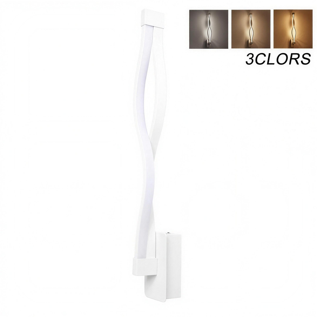 Nordic wave LED wall light - view 11