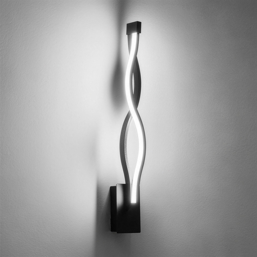 Nordic wave LED wall light - view 12