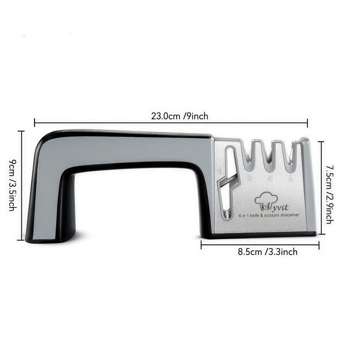 Four in one kitchen knife sharpener - view 7